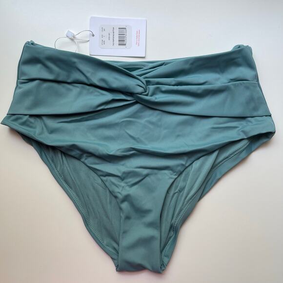 Andie Swim The Portofino Bottom Women’s Small Bay Blue NWT Swimsuit Bikini - Picture 1 of 7